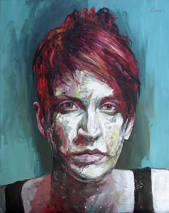 Portrait Painting - Clara 7 by Yuki Komura Portrait Painting - Clara 7 by Yuki Komura