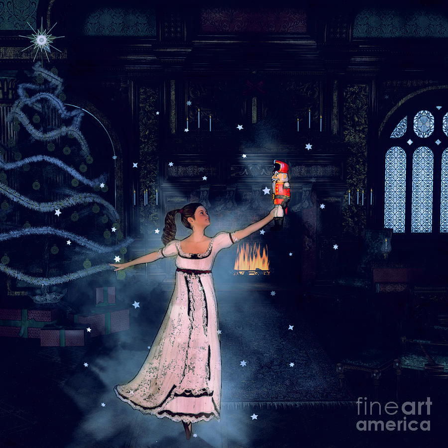 Fantasy Painting - Clara and the Nutcracker by Two Hivelys