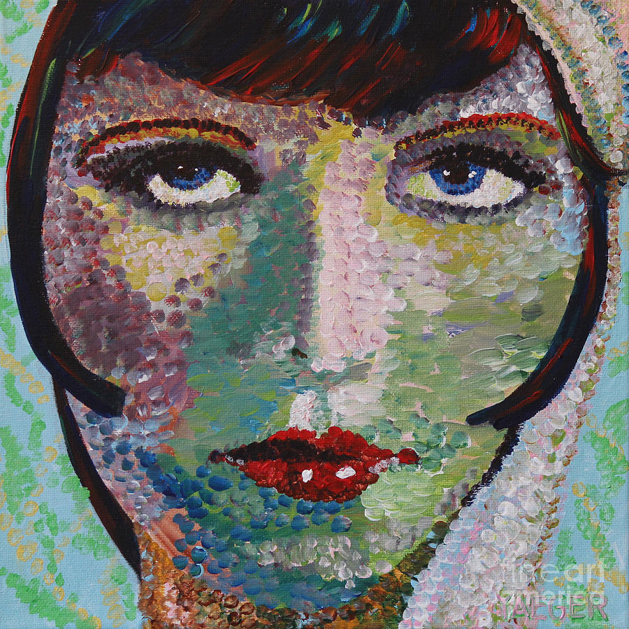 Clara Bow Portrait Painting