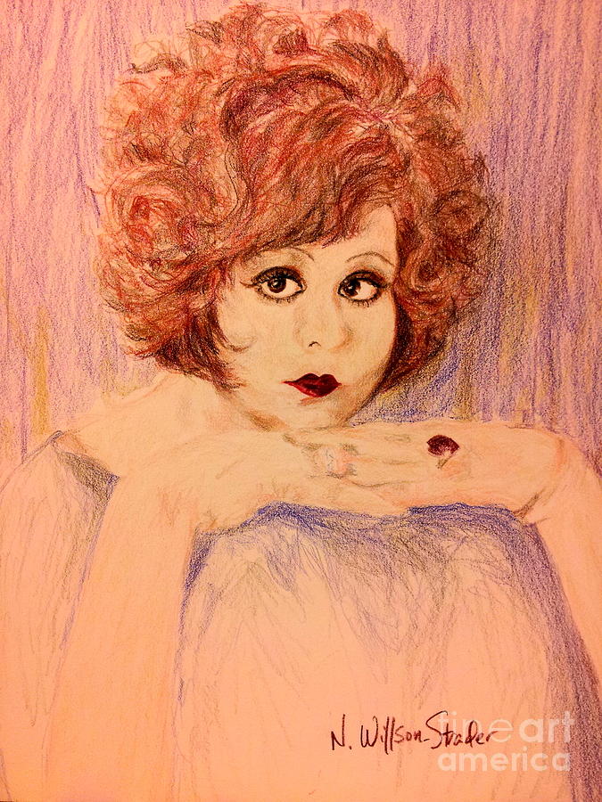 Redhead Woman Drawing