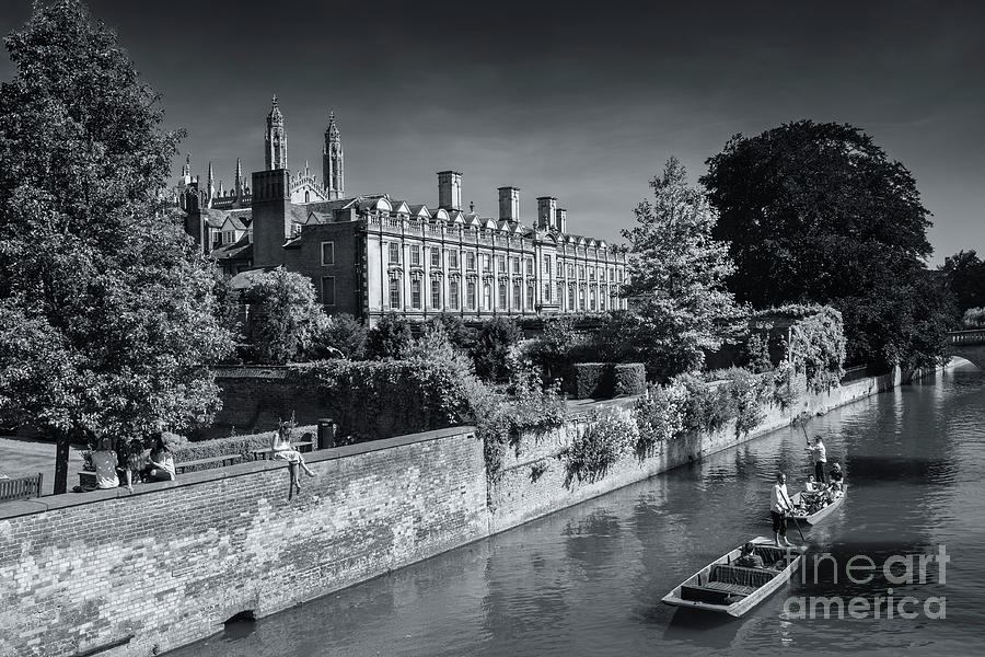 Clare College and River Cam, Cambridge, England, UK Photograph by Philip Preston