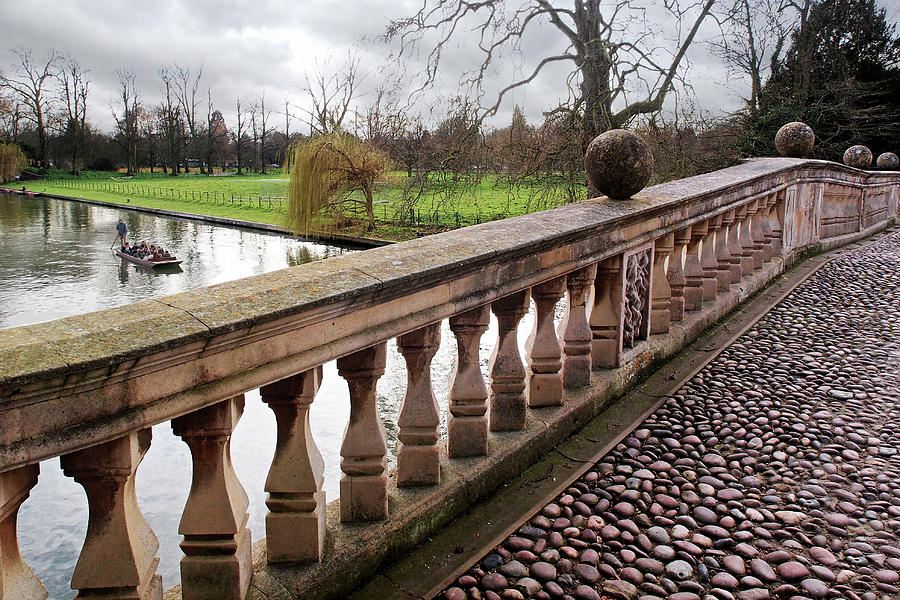 Clare College Bridge Cambridge Photograph by Gill Billington