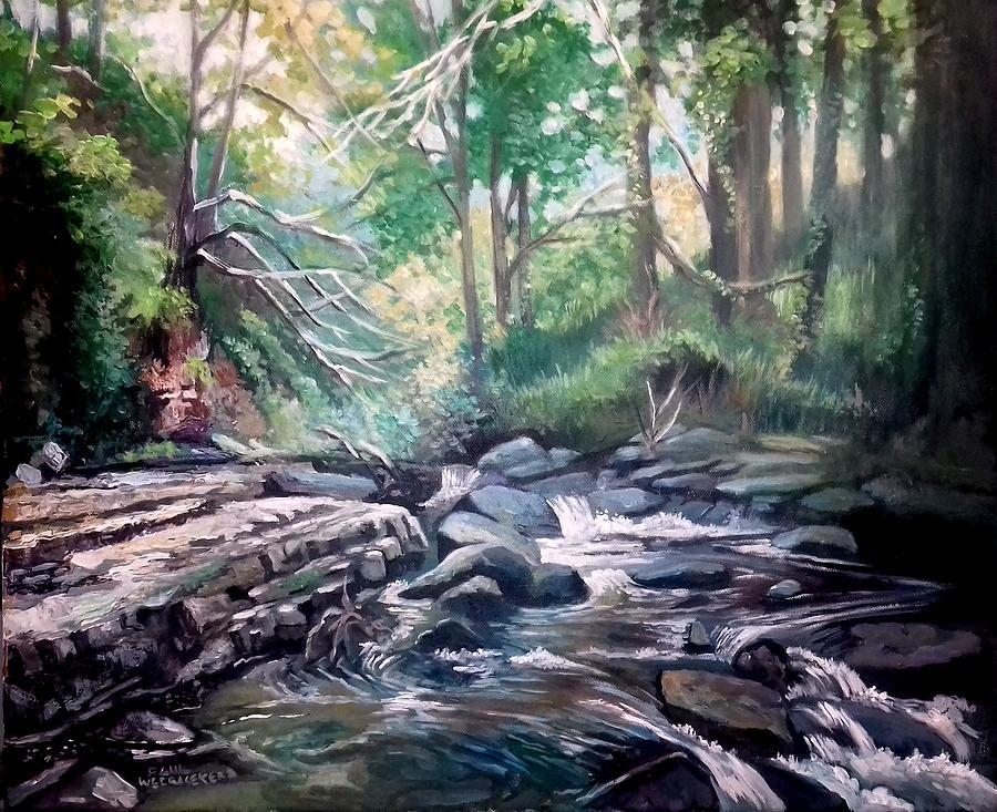 Clare Glens ,co Tipparay Ireland Painting by Paul Weerasekera