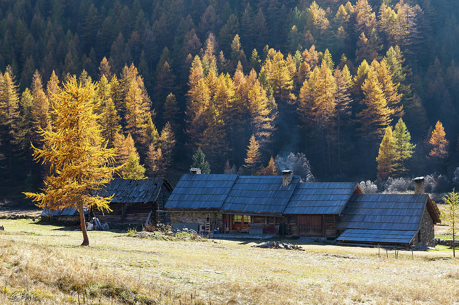 Claree Valley in Autumn - 20 - French Alps Photograph by Paul MAURICE