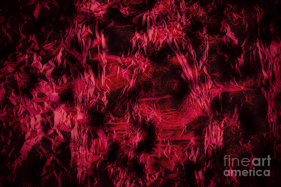 Claret Stained Texture Abstract Photograph