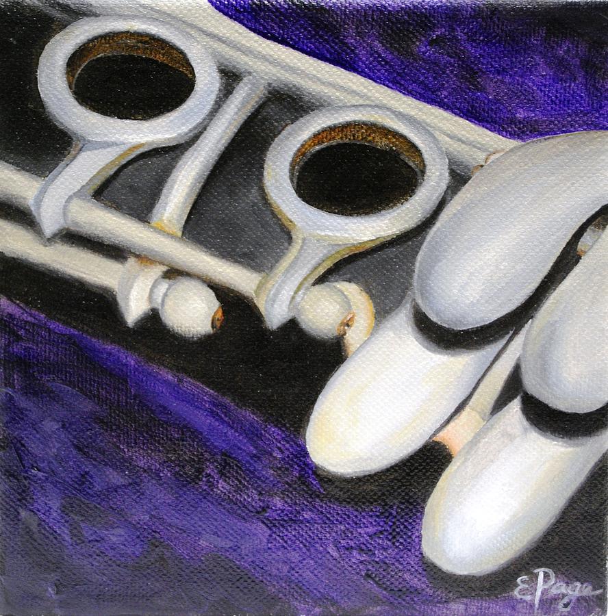 Clarinet Painting by Emily Page