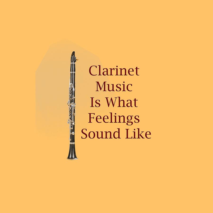 Clarinet Is What Feelings Sound Like 5574.02 Photograph by M K Miller