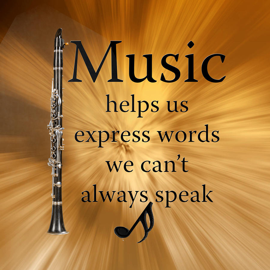 Clarinets Expresses Words Photograph by M K Miller