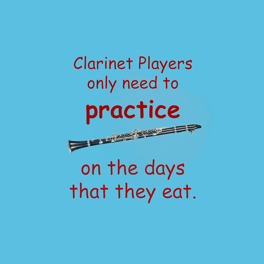 Clarinets Practice When they Eat Photograph by M K Miller