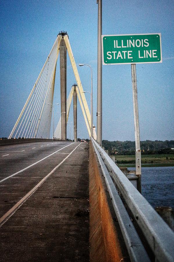 Clark Bridge Illinois State Line  Photograph by Buck Buchanan