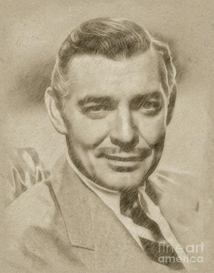 Clark Gable, Actor Drawing