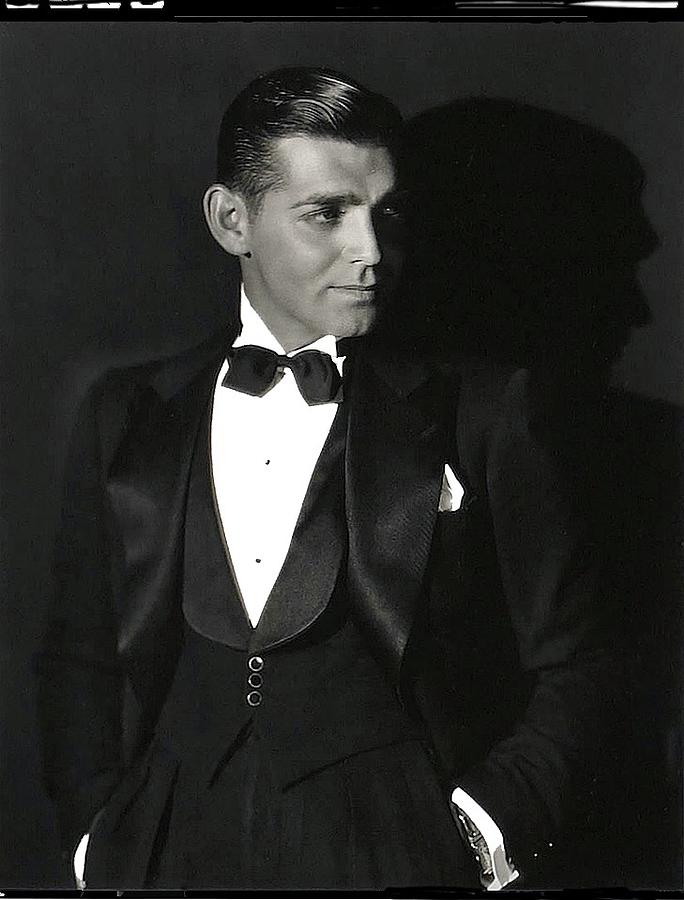 Clark Gable in a tuxedo MGM publicity photo circa 1933 Photograph by David Lee Guss