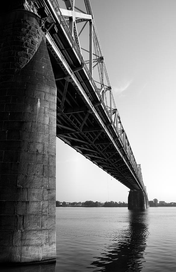 Transportation Photograph - Clark Memorial Bridge II by Steven Ainsworth