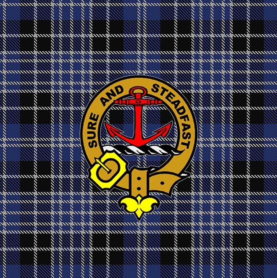 Clark Clan Tartan Wrapping Paper