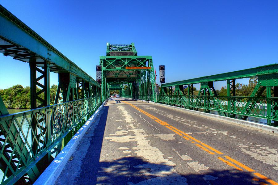 Clarkburg Bridge Crossing Photograph by Randy Wehner