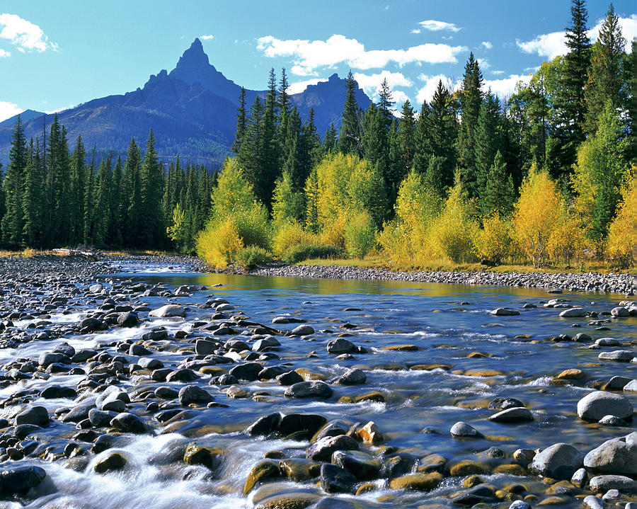 Clarks Fork of the Yellowstone River by Ed Riche Clarks Fork of the Yellowstone River by Ed Riche