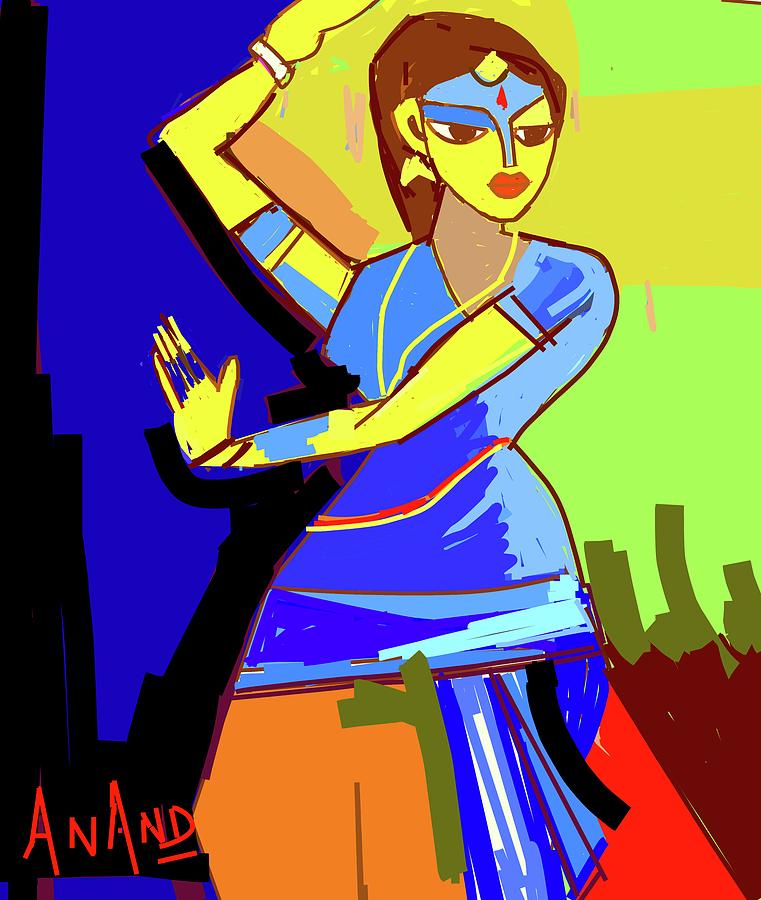Classicaldancer-3 Digital Art by Anand Swaroop Manchiraju