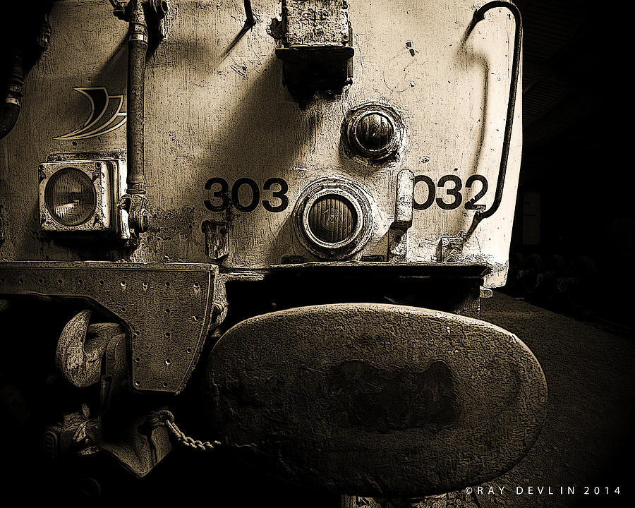 Class 303 Blue Train Photograph by Ray Devlin