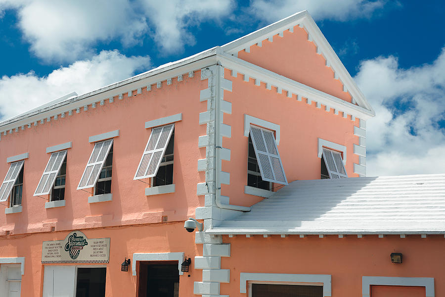 Classic Bermuda Style Building Somers Bermuda Photograph by George Oze