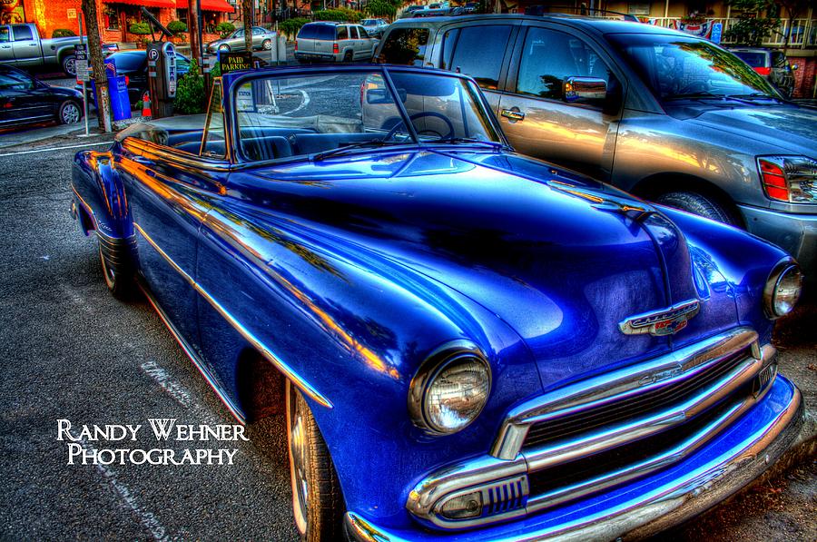 Classic Blue Chevy Photograph by Randy Wehner