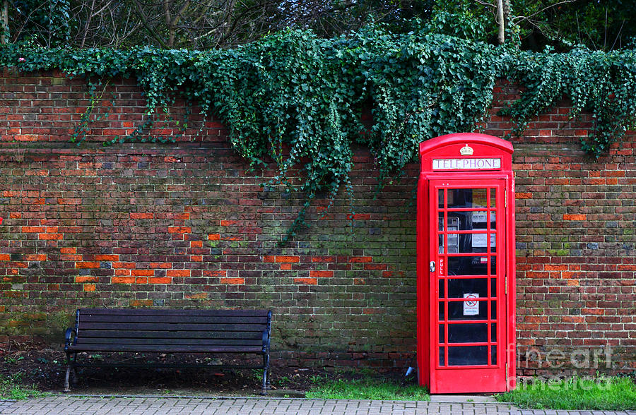 Classic British red telephone box Photograph by James Brunker