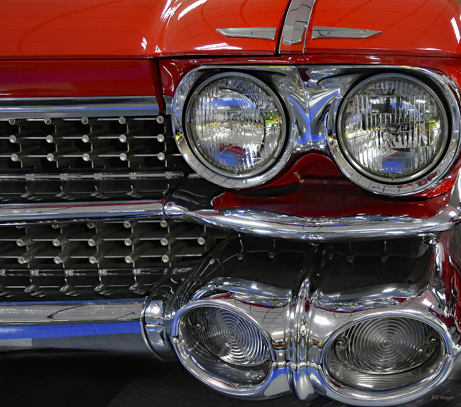 Car Photograph - Classic Cadillac Front  by DB Hayes