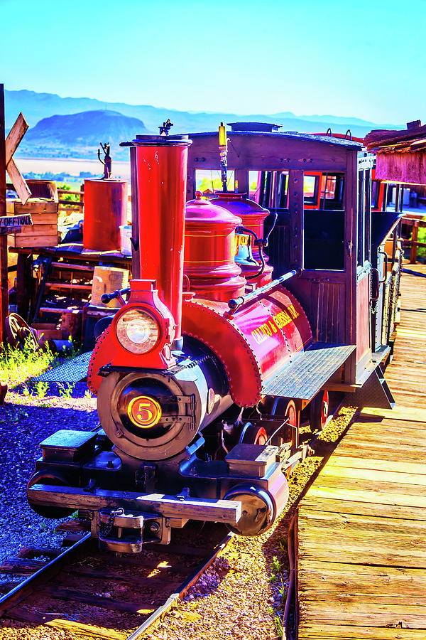 Train Photograph - Classic Calico Train by Garry Gay