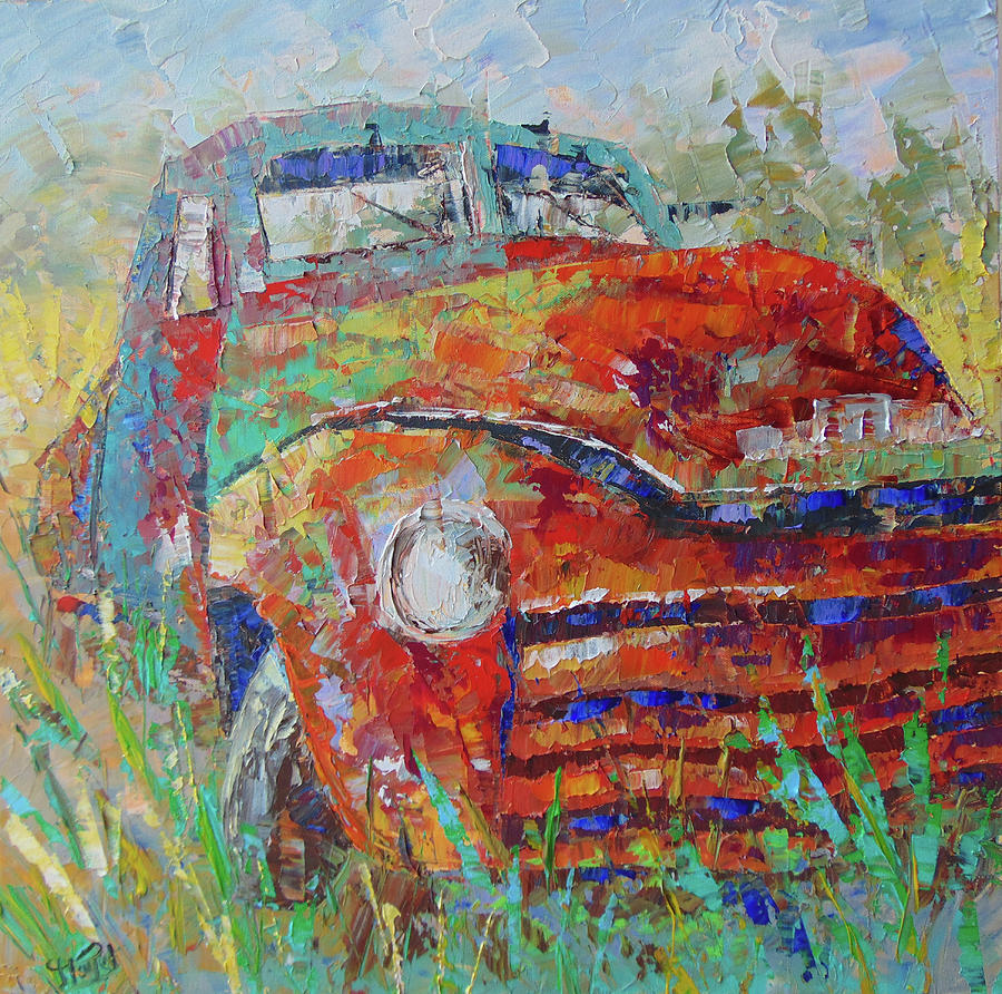 Classic Car Painting by Frederic Payet
