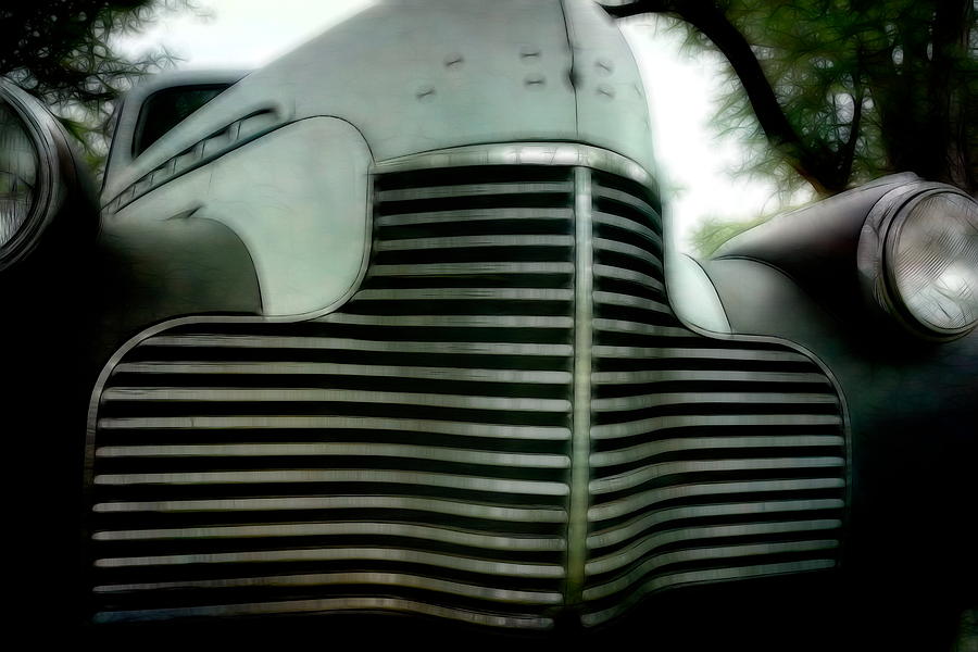 Classic Car Grill Detal Photograph by Ann Powell