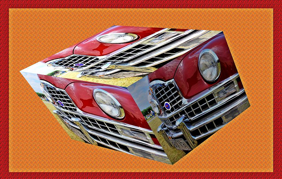 Classic car grille as a box Digital Art by Karl Rose Fine Art America