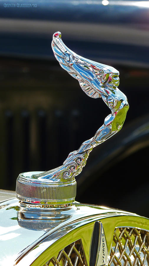 Classic Car Hudson Hood Ornament Photograph