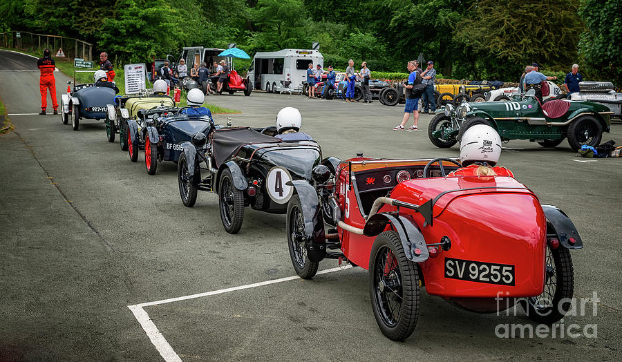 Classic Car Race Start Photograph by Adrian Evans