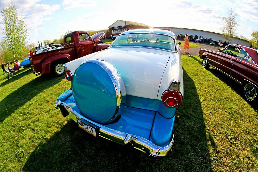 Classic car tail lights Photograph by Karl Rose