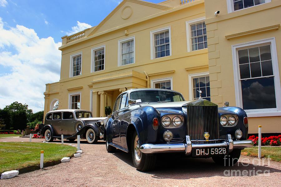 Classic Cars at the Manor House Photograph by Vicki Spindler