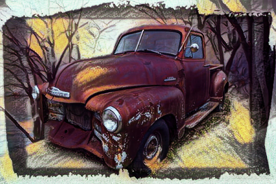 Classic Chevy Pickup Truck in Style Photograph by Debra and Dave Vanderlaan