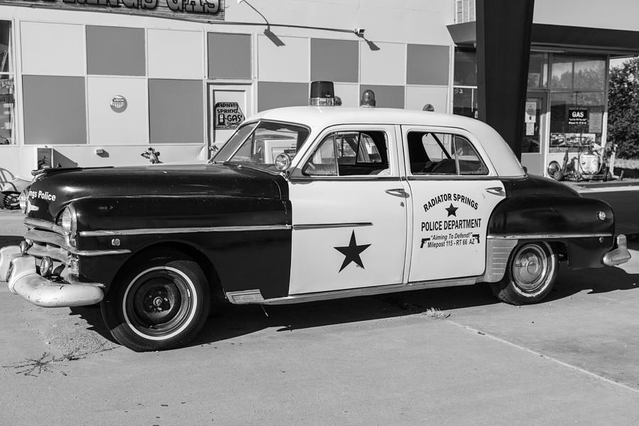 Classic Cop Car Route 66 Photograph by John McGraw