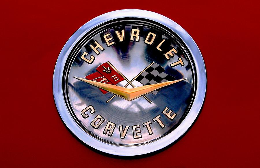 Classic Corvette Emblem Photograph by Angela Davies