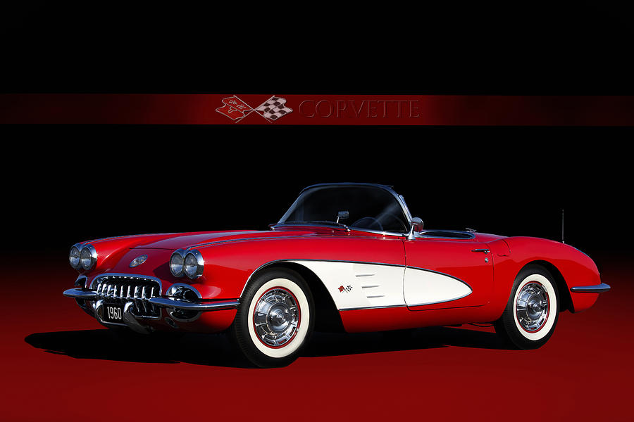 Classic Corvette Digital Art by Peter Chilelli