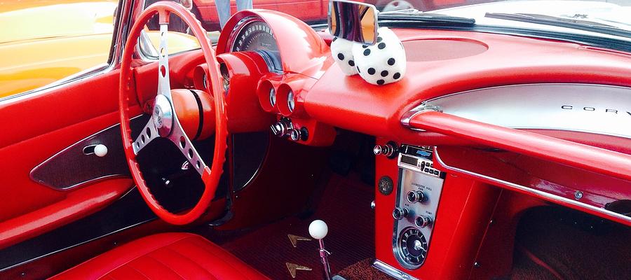 Classic Corvette Red Interior