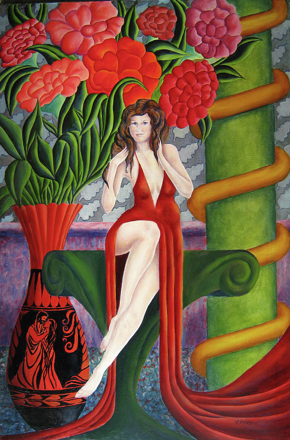 Figurative Painting - Classic Elegance by John Entrekin Figurative Painting - Classic Elegance by John Entrekin