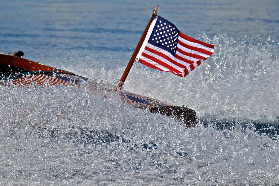 Boat Photograph - Classic Ensign by Steven Lapkin