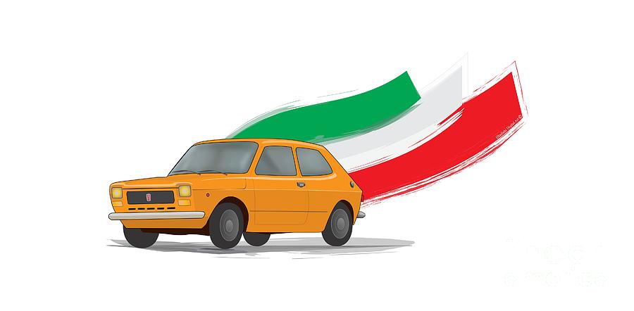 Iconic Italian Vehicles - Scooter, Rikshaw and Car Coffee Mug by Idan  Badishi - Fine Art America