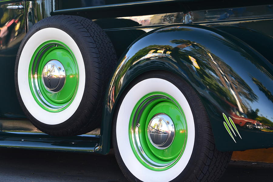 Classic Ford Pickup Truck Wheels Photograph by Dean Ferreira