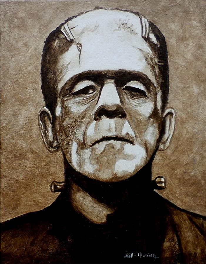 Classic Frankenstein Painting by Al  Molina