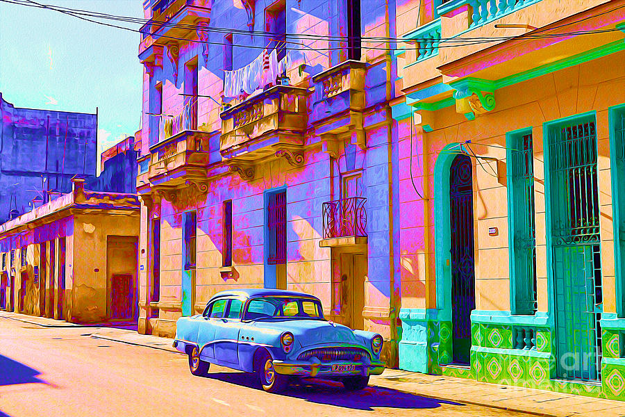 Classic Havana Painting by Chris Andruskiewicz