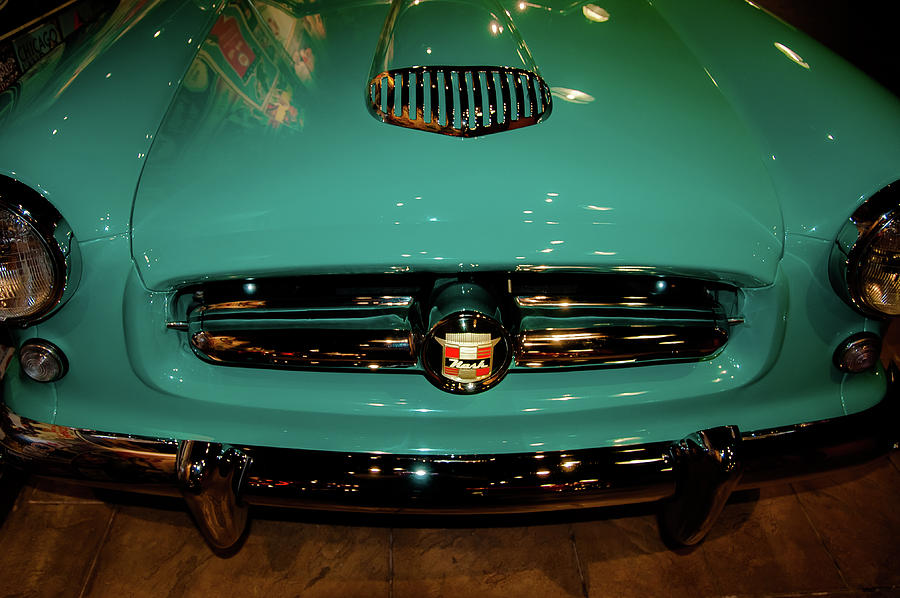 Classic Hood Ornaments 1955 Nash Metropolitan Photograph by John Bartelt