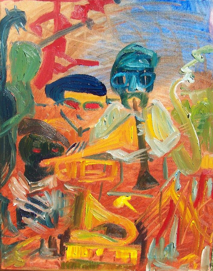 Classic Jazz Motif Painting by James Christiansen