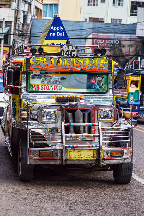 Transportation Photograph - Classic Jeepney by James BO Insogna