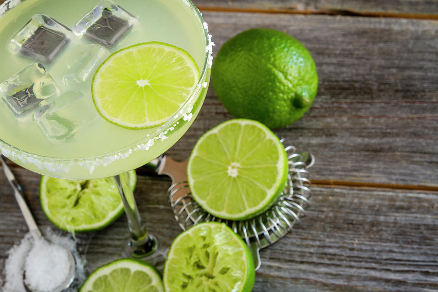 Classic Lime Margarita Photograph by Teri Virbickis