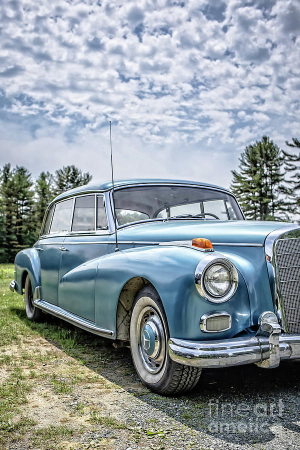 Classic Mercedes Old Four Door Sedan Photograph by Edward Fielding